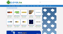 Desktop Screenshot of dk.clover.fm