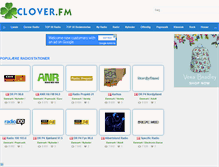 Tablet Screenshot of dk.clover.fm