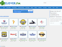 Tablet Screenshot of cz.clover.fm